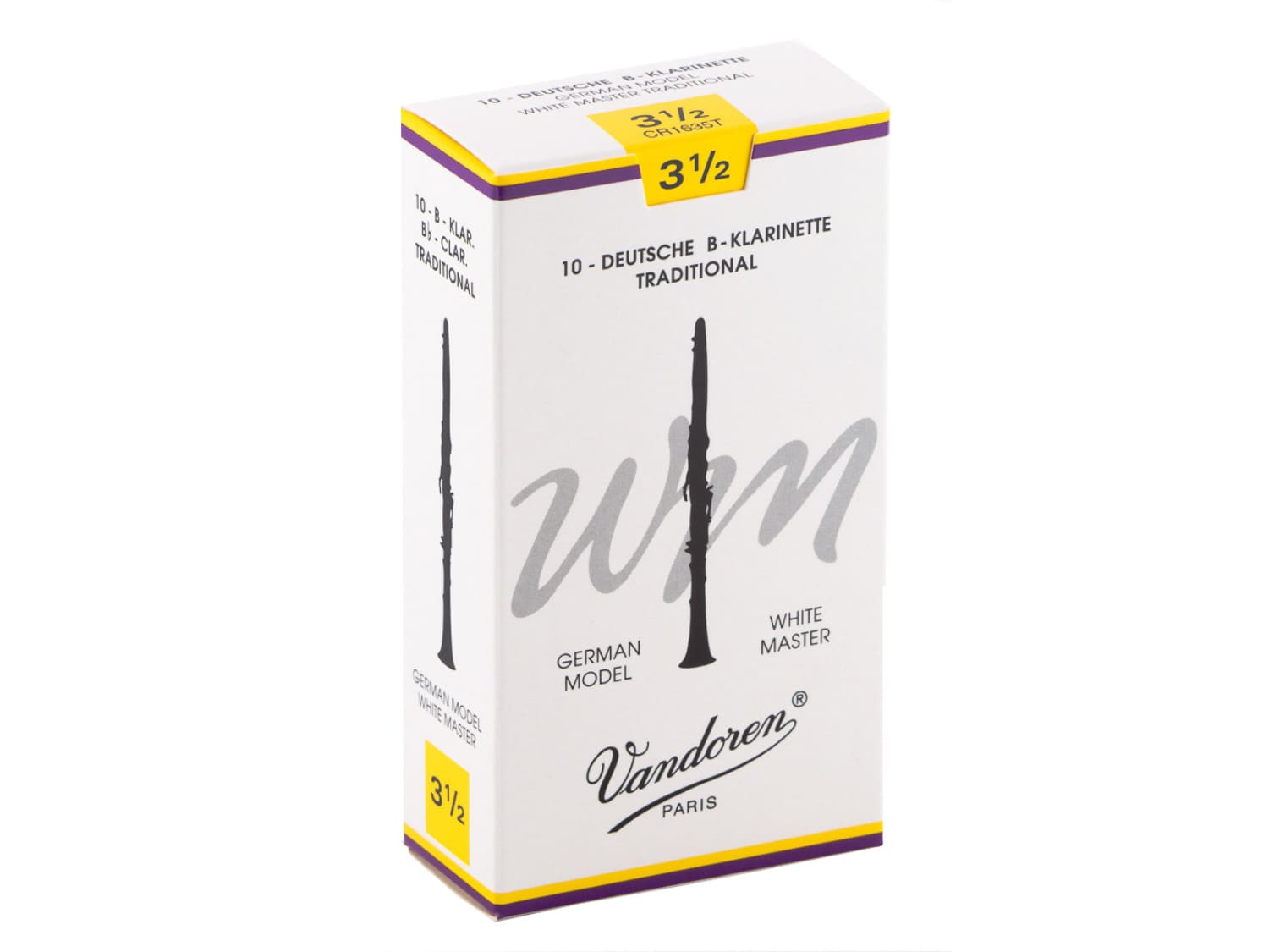 Vandoren Bb-Klarinette Blätter White Master Traditional 3,5