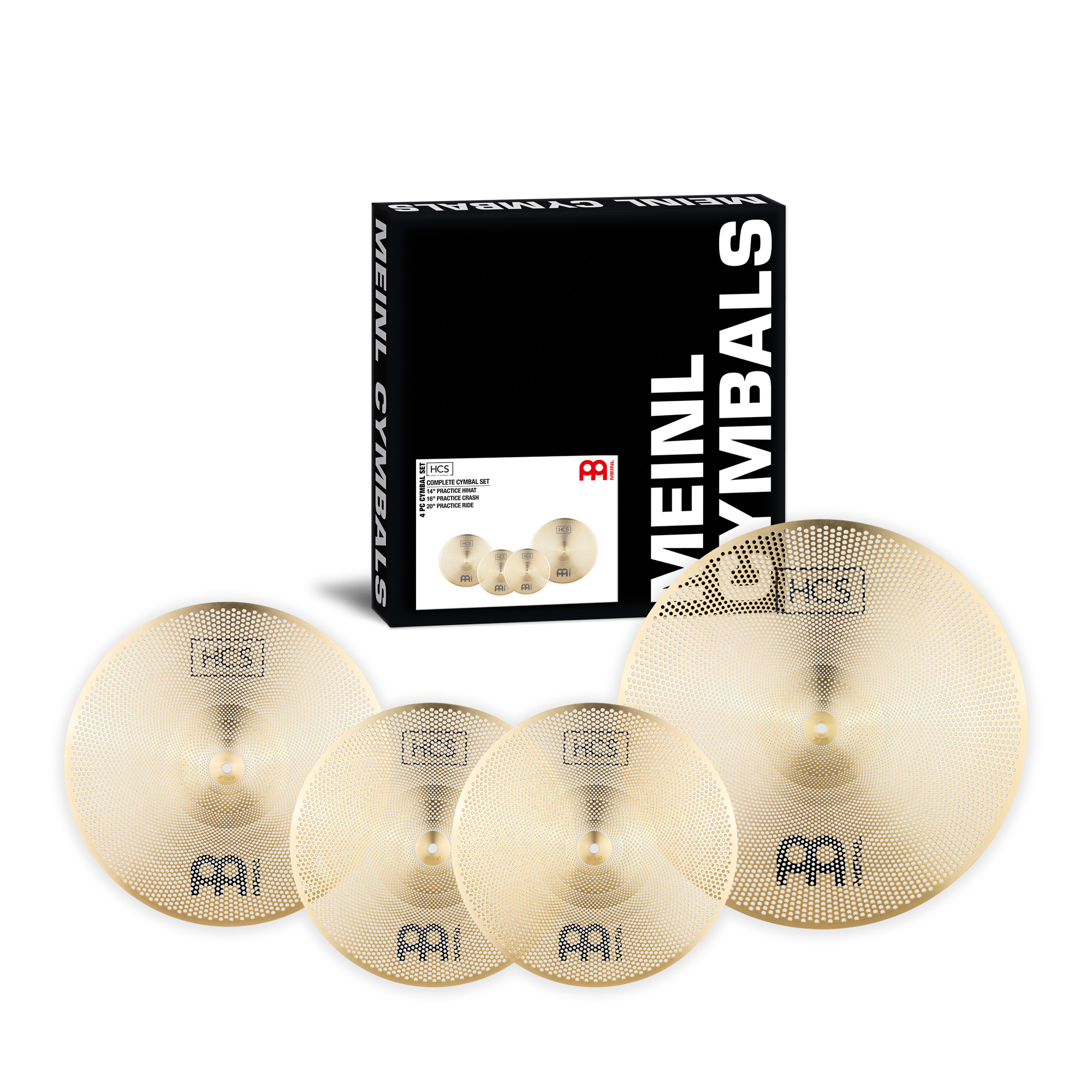 Meinl HCS Practice Cymbal Set 3-teilig   