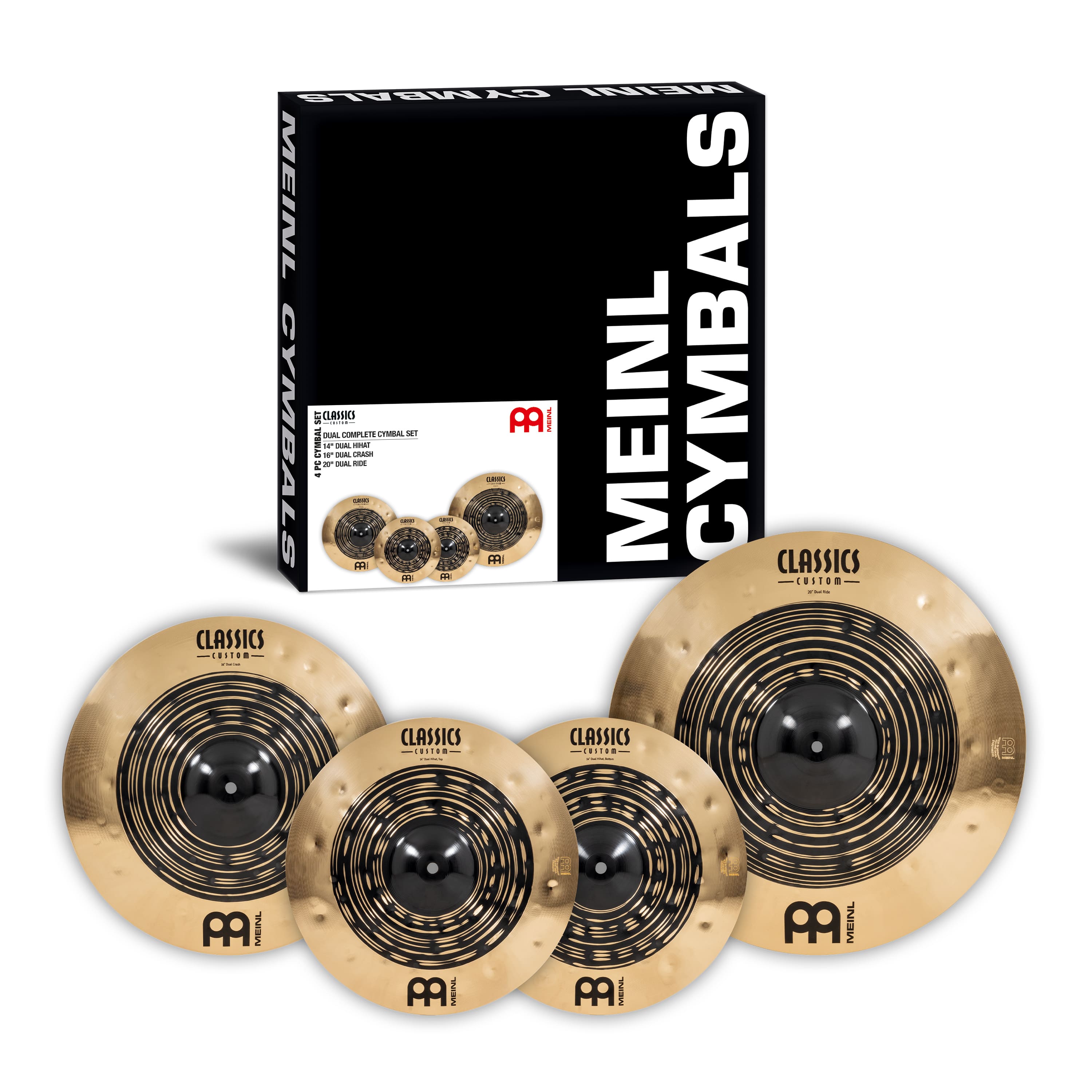 Meinl Classics Custom Dual Beckenset 3-teilig 