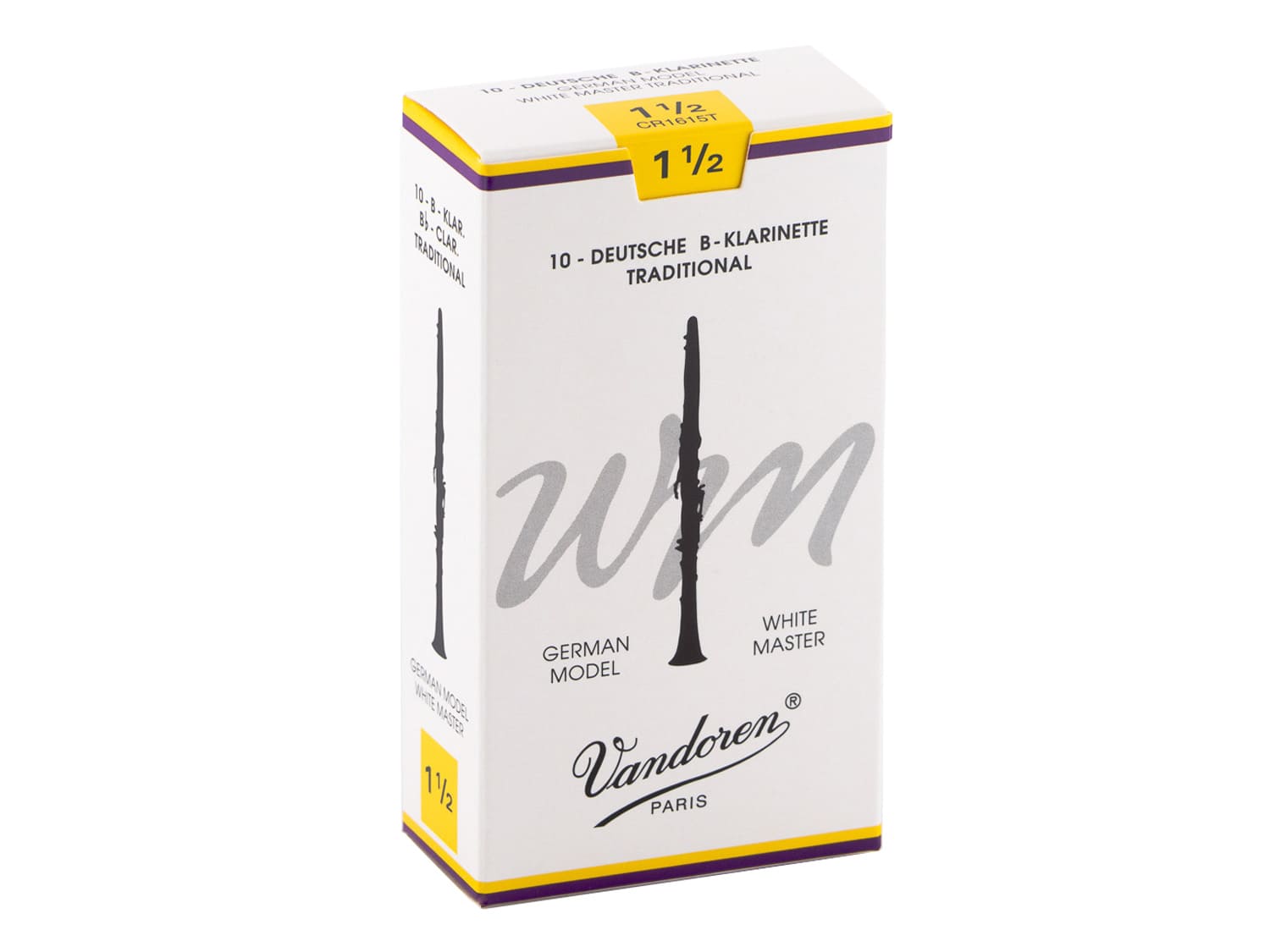 Vandoren Bb-Klarinette Blätter White Master Traditional 1,5