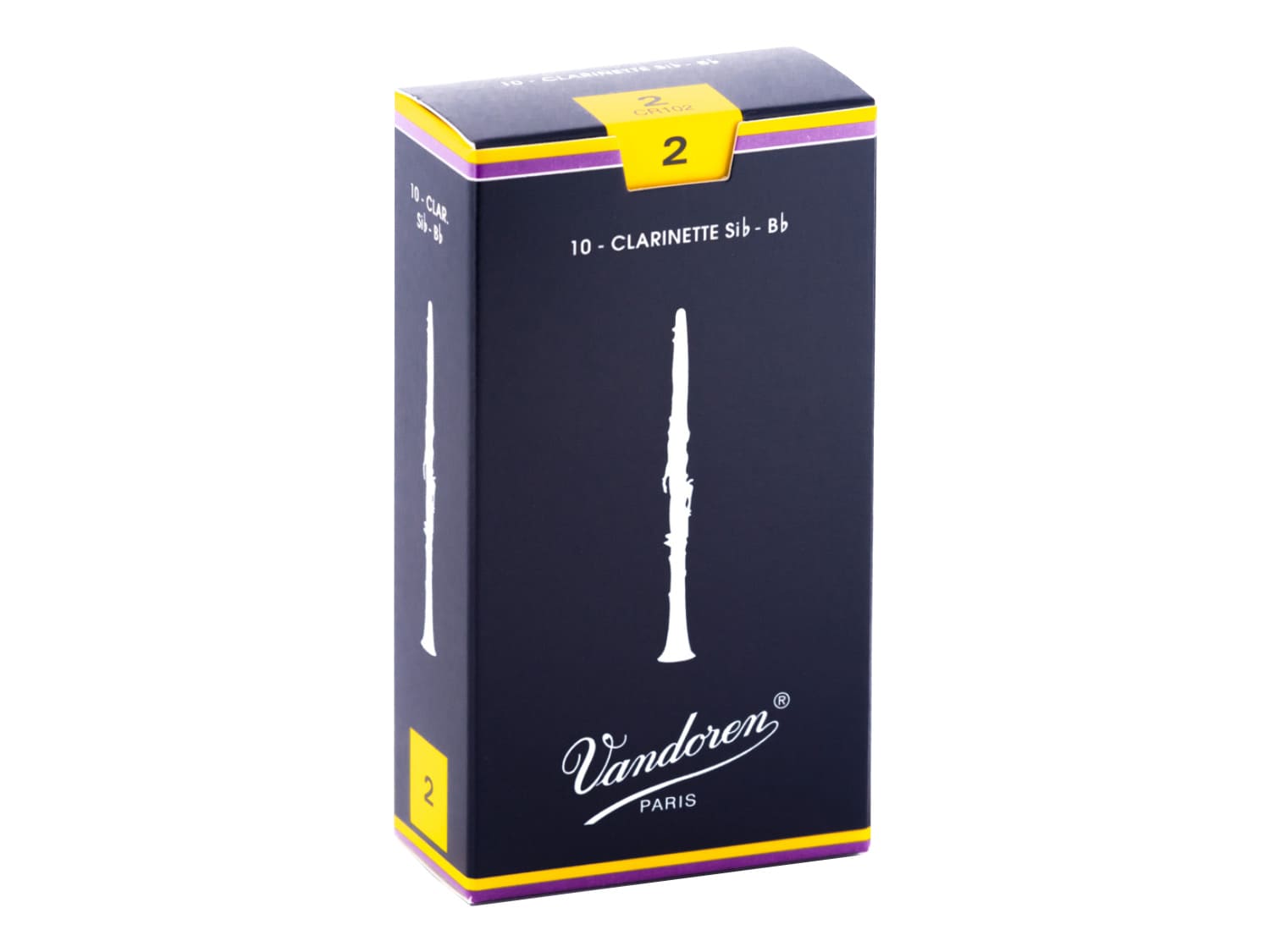 Vandoren Bb-Klarinette Blätter Classic Blue 2,0
